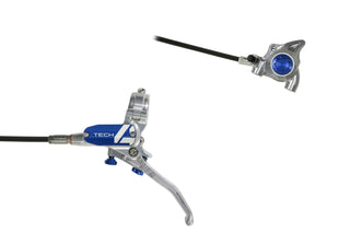 Hope Tech 4 X2 FM Brake Rear Black Cable - Silver/Blue