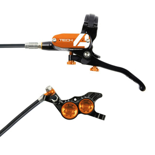 Hope Tech4 V4 Brake Rear Black Cable - Black/Orange
