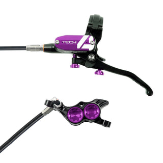 Hope Tech4 E4 Brake Rear Black Cable - Black/Purple