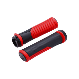 BBB Cycling BHG-96-RE-142 Cobra Handlebar Grips - 142 Black/Red