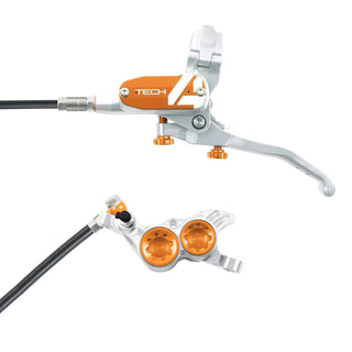 Hope Tech4 V4 Brake Rear Black Cable - Silver/Orange