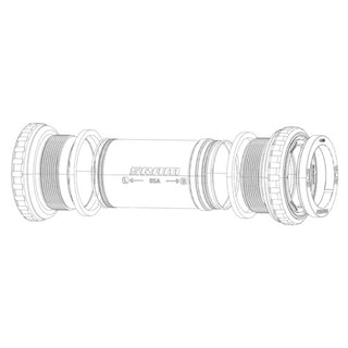 SRAM BB SPACER KIT DUB MTB WIDE (QTY 4 - sizes 1x5.0mm - 1x7.5mm and 2x3.0MM)
