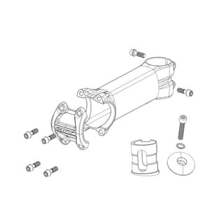 SRAM Insert replacement for Zipp QuickView Integrated Road Computer Mount (Including bolts)