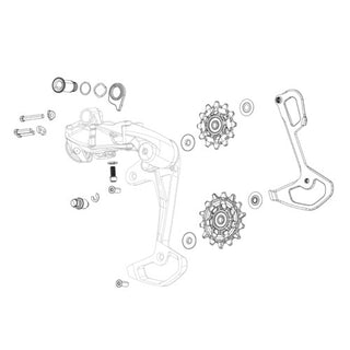 SRAM X0 Type 2 Rear Derailleur 10 Speed Inner Cage Long