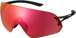 Shimano Aerolite P Sunglasses Matte Black w/ Red Ridescape Extra Sunny Lens