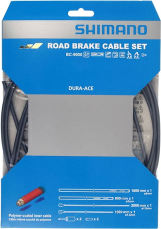 Shimano Workshop Dura-Ace BC-9000 Polymer Coated Road Brake Cable Set High Tech Grey