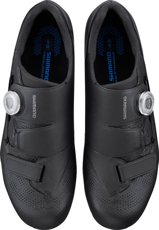 Shimano RC502 Road Shoes Black Wide Fit