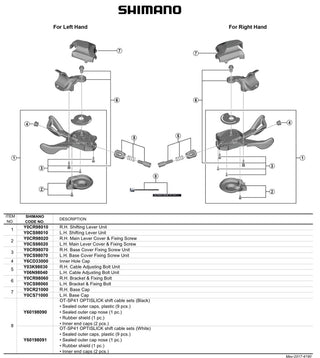 Shimano SL-M6000-IR Deore 10sp I-Spec II Right Shift Lever