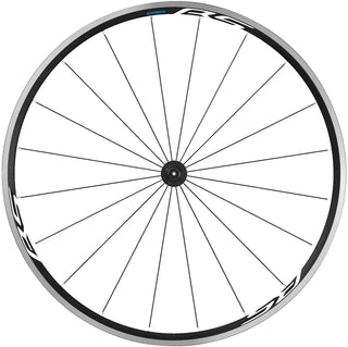 Shimano Tiagra WH-RS100 700C QR Clincher Front Wheel  Black/Silver