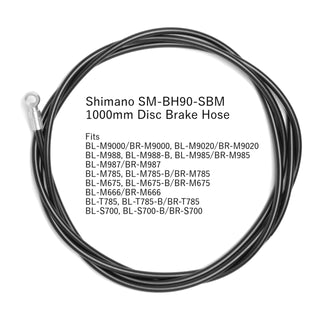Shimano SM-BH90-SBM 1000mm Disc Brake Hose (XTR, XT, Deore, SLX)